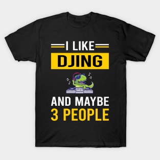 3 People Djing DJ Disc Jockey Deejay T-Shirt